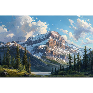 Mountain and Forest Canvas